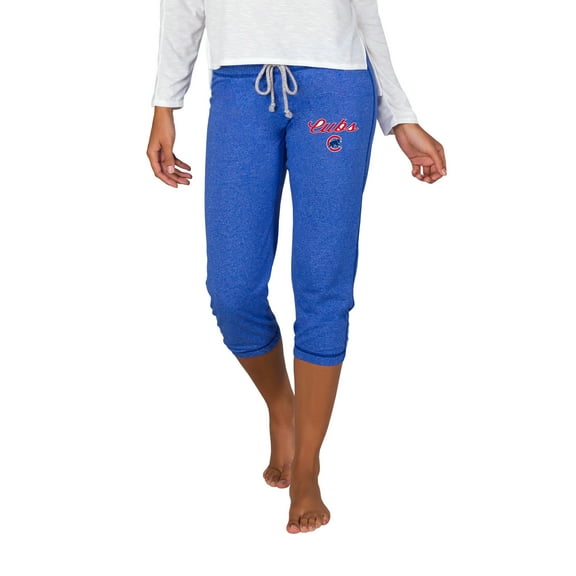 Women's Concepts Sport  Royal Chicago Cubs Quest Knit Capri Pants