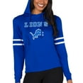 thumbnail image 1 of Women's Concepts Sport  Royal Detroit Lions Marathon Lightweight Lounge Pullover Hoodie, 1 of 1