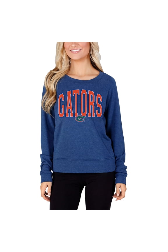Women's Concepts Sport Royal Florida Gators Mainstream Terry Long Sleeve Top