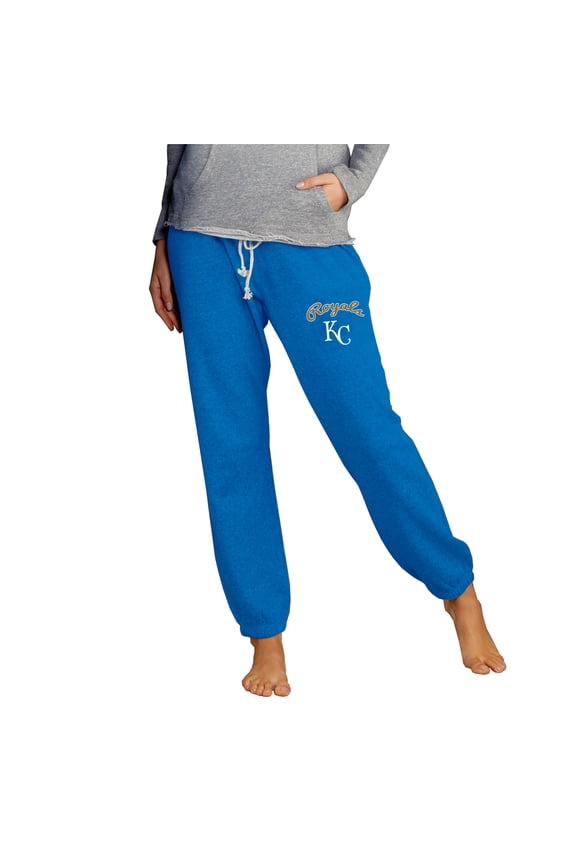 Women's Concepts Sport Royal Kansas City Royals Mainstream Knit Jogger Pants