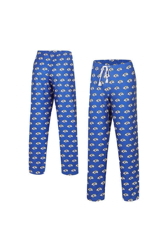 Women's Concepts Sport Royal Los Angeles Rams Gauge Allover Print Sleep Pants
