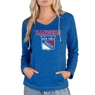 Women's New York Rangers Blue Tested Notch Neck NHL Short Sleeve T Shirt on  Sale