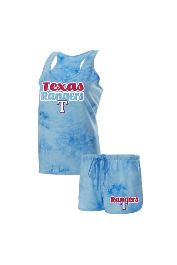 Women's Concepts Sport Royal Texas Rangers Billboard Racerback Tank Top & Shorts Set
