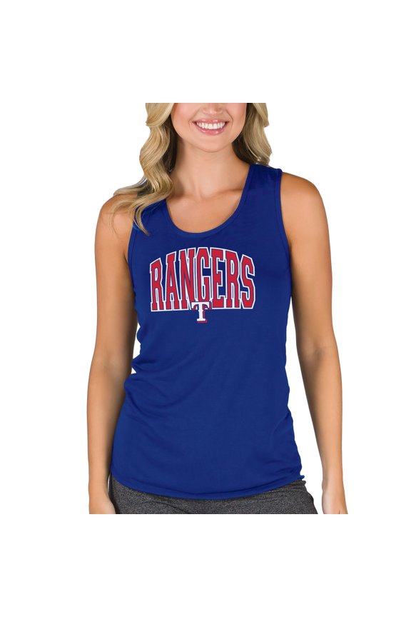 Women's Concepts Sport Royal Texas Rangers Marathon Racerback Tank Top
