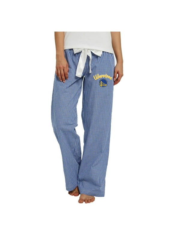 Women's Concepts Sport Royal/White Golden State Warriors Tradition Woven Pants