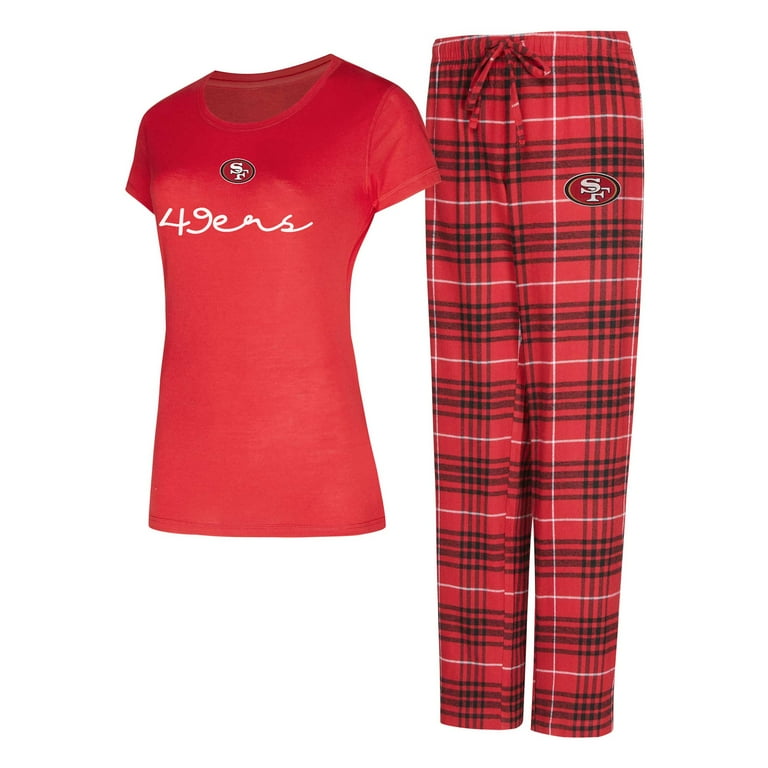 49ers Gear 49ers Pajama Set Women's Concepts Sport San Francisco