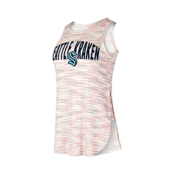 Women's Concepts Sport Seattle Kraken Sunray Multicolor Tri-Blend Tank Top