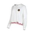 thumbnail image 1 of Women's Concepts Sport White Atlanta United FC Accord Hoodie Long Sleeve Top, 1 of 1
