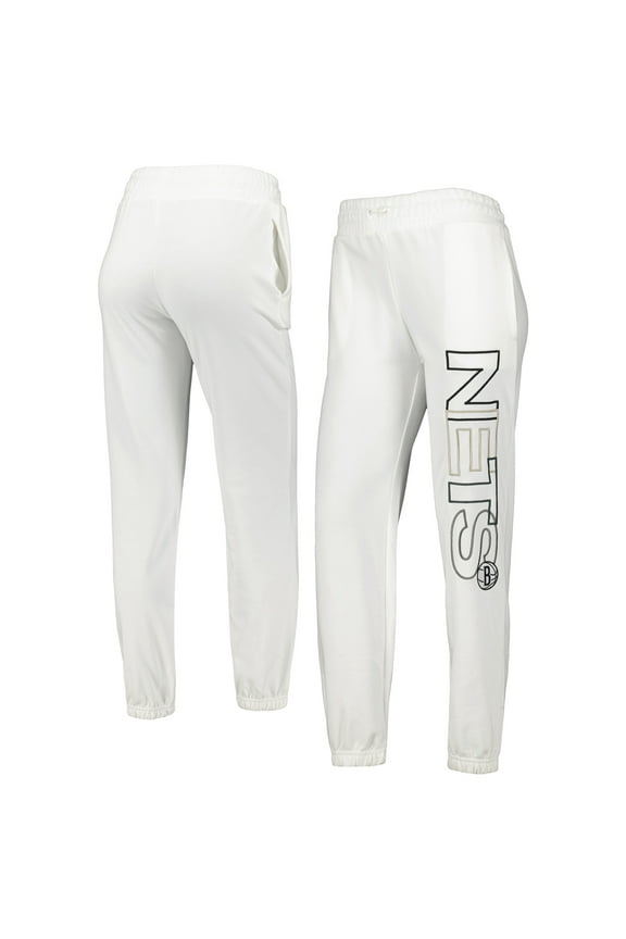 Women's Concepts Sport White Brooklyn Nets Sunray Pants