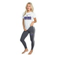 thumbnail image 1 of Women's Concepts Sport White/Charcoal Baltimore Ravens Sonata Short Sleeve Top & Leggings Set, 1 of 6