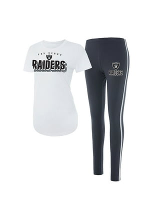 Women's Certo Black Las Vegas Raiders High Waist Logo Two-Pocket Leggings Size: Extra Large