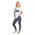 thumbnail image 1 of Women's Concepts Sport White/Charcoal Tennessee Titans Sonata Short Sleeve Top & Leggings Set, 1 of 6