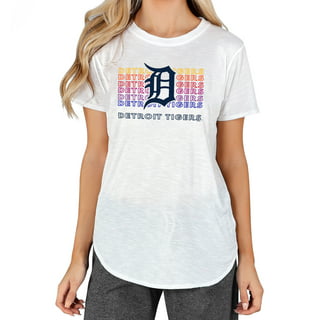 Detroit Tigers G-III Women's Record Setter T-Shirt - Navy Medium