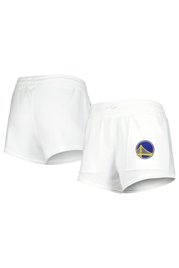 Women's Concepts Sport White Golden State Warriors Sunray Shorts