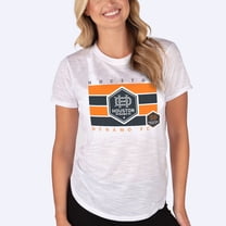 Women's-Concepts Sport White Houston Dynamo FC Infuse Slub Knit-Top