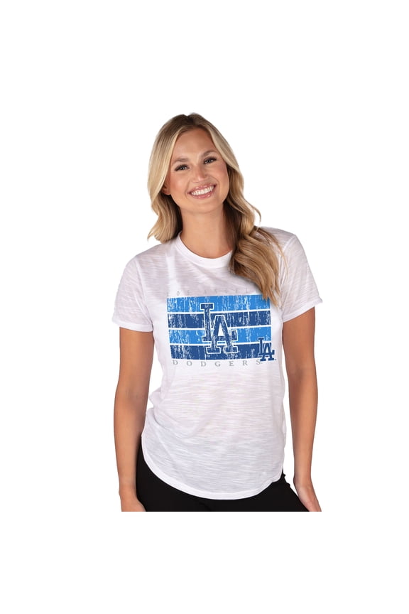 Women's Concepts Sport White Los Angeles Dodgers Infuse Knit Top