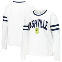Women's Concepts Sport White Nashville SC Borough Long Sleeve Top