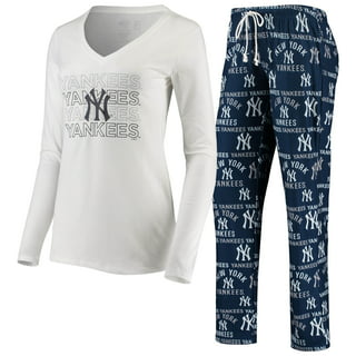 Soft As A Grape Women's New York Yankees Navy V-Neck T-Shirt