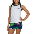 thumbnail image 1 of Women's Concepts Sport White Seattle Seahawks Roamer Knit Tank Top & Shorts Set, 1 of 1