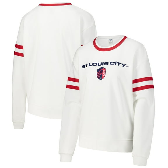 Women's Concepts Sport White St. Louis City SC Borough Long Sleeve Top