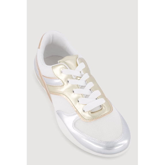 Women's Contrast Low Top Sneakers