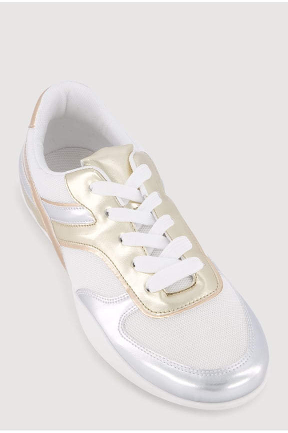 Women's Contrast Low Top Sneakers