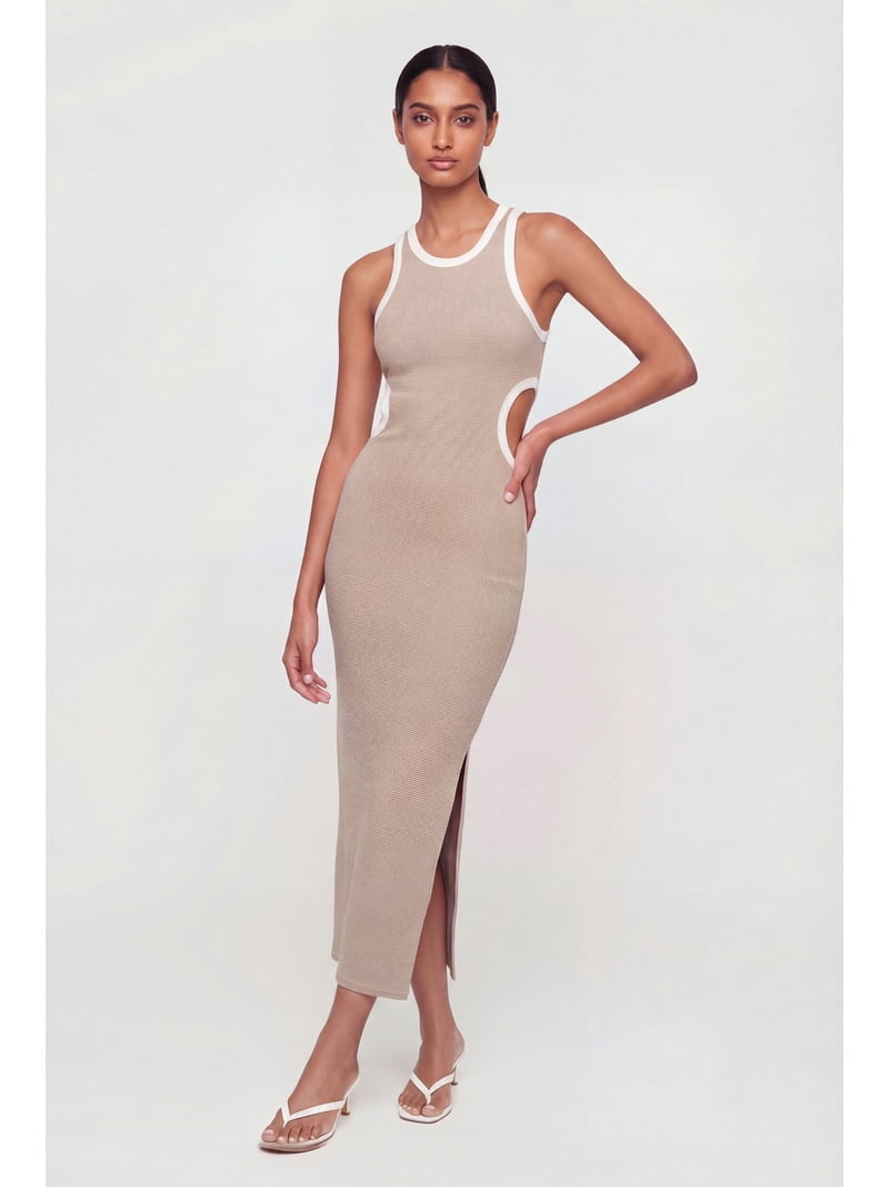 racerback maxi dress Zoey sandals for high summer Beyond Yoga A Cut Above