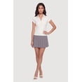 thumbnail image 1 of Women's Contrast Trim Rib Knit Polo Top, 1 of 4