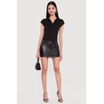 thumbnail image 1 of Women's Contrast Trim Rib Knit Polo Top, 1 of 4