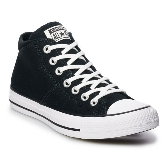 Women's Converse Chuck Taylor All Star Madison Mid Sneakers Color: Black White Size: 10.5