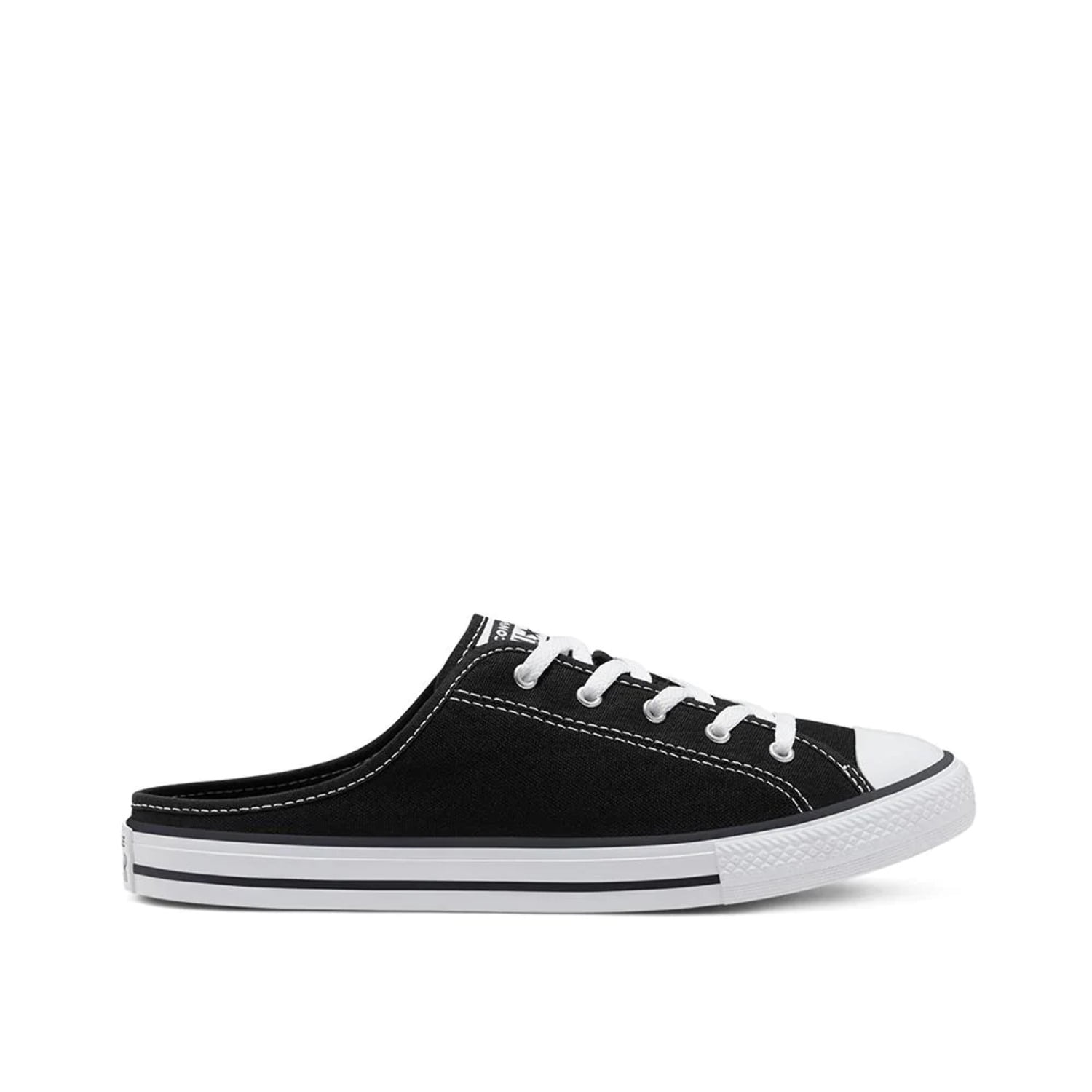 Converse Women s Chuck Taylor All Star Dainty Mule Slip Black Black White 567945F 001