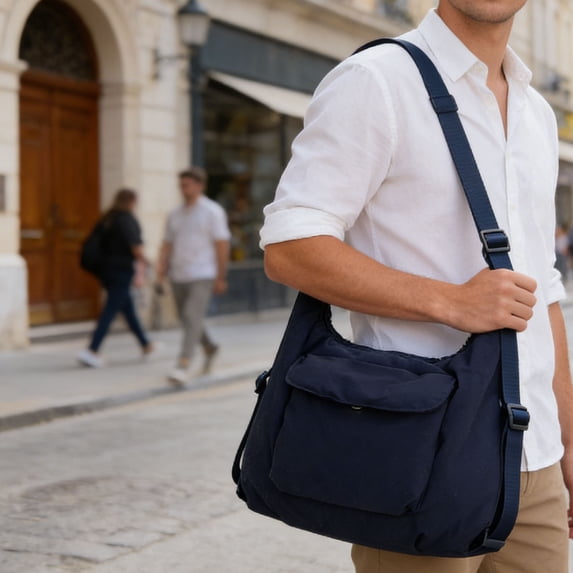 Women's Convertible Backpack Shoulder Bag Large Capacity Nylon Crossbody Travel Backpack Lightweight Daily Commute Shopping Work School Casual Use