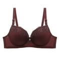 thumbnail image 1 of Women's Convertible Deep V Bra - Multi-Way Strapless & Backless | U-Shaped Plunge Lace Bra with Non-Slip Silicone for Club Wear, 1 of 4