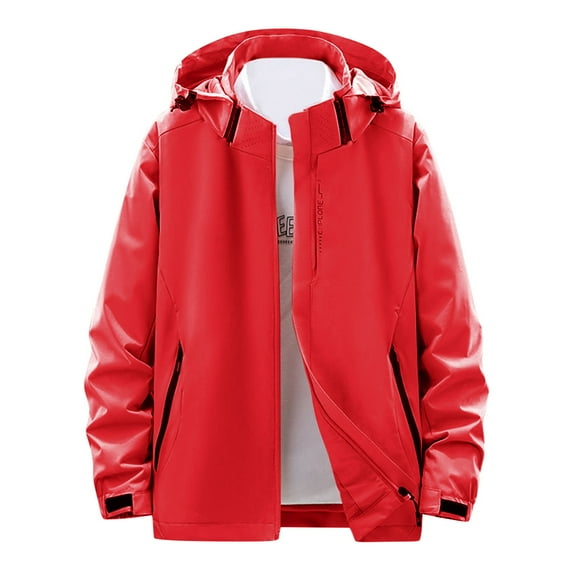 Women's Convertible Hiking Jacket Waterproof Detachable Hood Coat with Multiple Utility Pockets