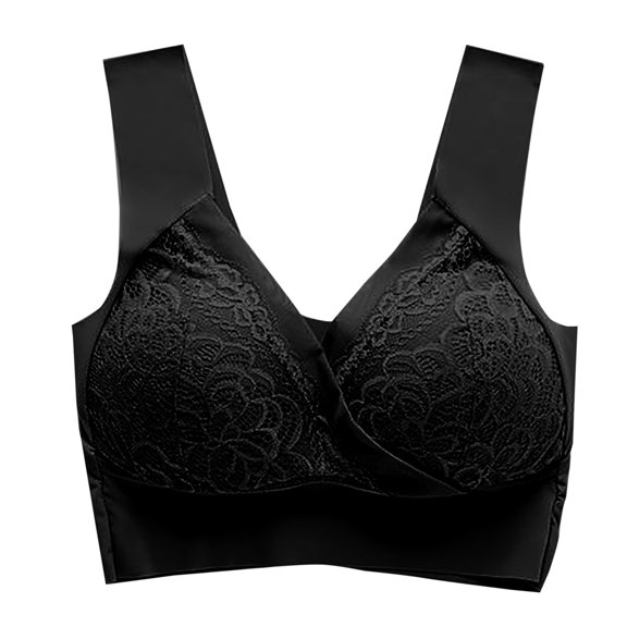 Women's Convertible Strapless Bandeau Bra No Underwire Comfortable Seamless Multiway Removable Padding Everyday T Shirt Sport Bra Lightweight Support