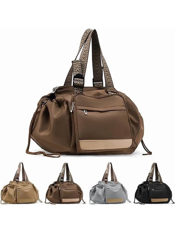 Women's Convertible Travel Tote Backpack, Large Capacity 15-Pocket Lightweight Handbag Crossbody Shoulder Bag