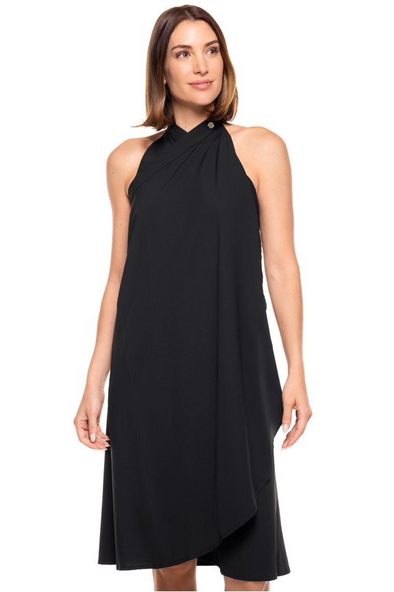 Women's Convertible Wrap - UPF 50+ Sun Protection - Isla in Black