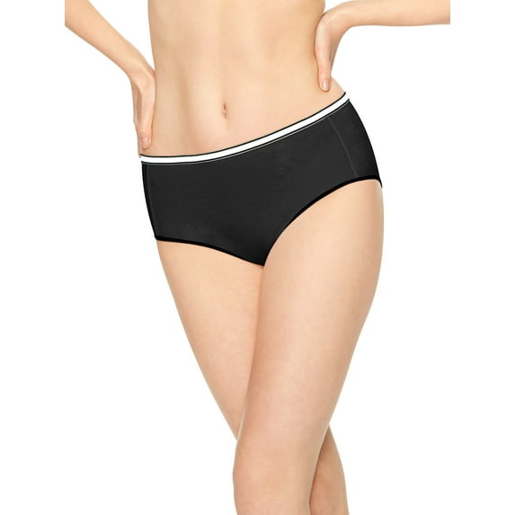 Women's Cool Comfort Cotton Stretch Briefs - 8+2 Bonus Pack, Colors May Vary