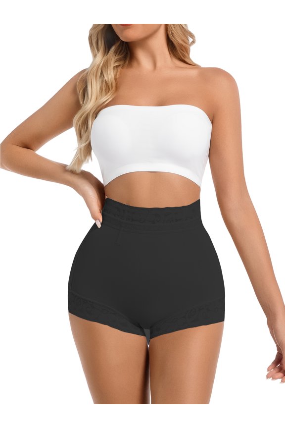 Women's Butt Lifter High Waist Panty, Black