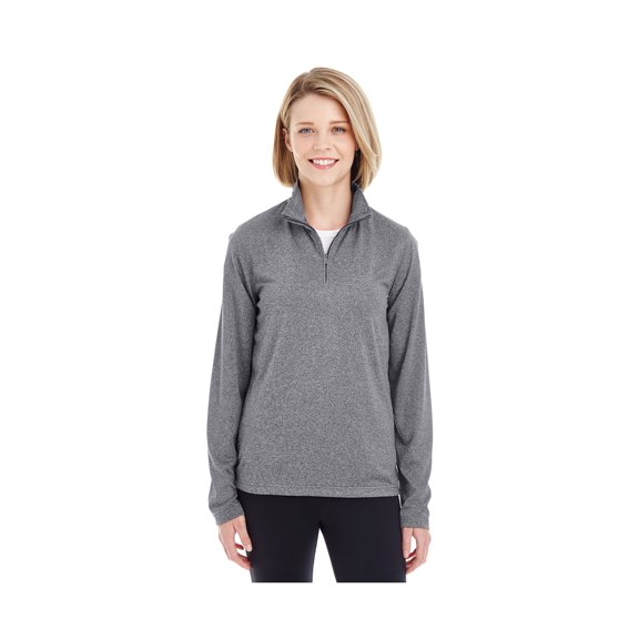 Women's Cool & Dry Heathered Quarter-Zip, Style 8618W