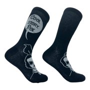 Womens Cool Story Poe Socks Funny Arrogant Edgar Allan Poe Joke Footwear