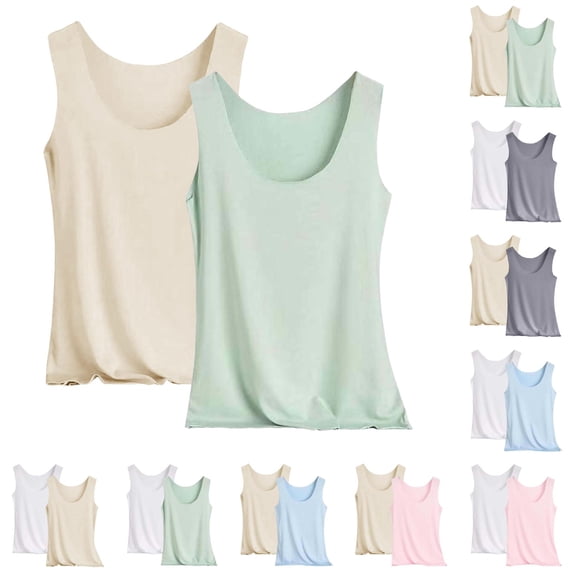 Women's Cooling Ice Silk Tanks with Seamless Construction and Soft Drape Featuring Breathable Fabric for Summer Days Lounging at Home Office Wear Gray XXL