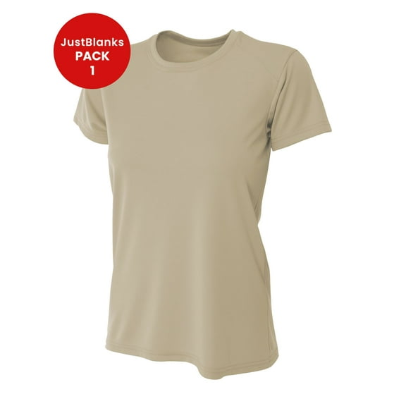 JustBlanks Women Short Sleeve Gyming T Shirt Lightweight Cooling Performance Crew Neck