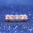 thumbnail image 1 of Women's Copper-Plated Micro-Inlaid Zircon Ring, 1 of 2