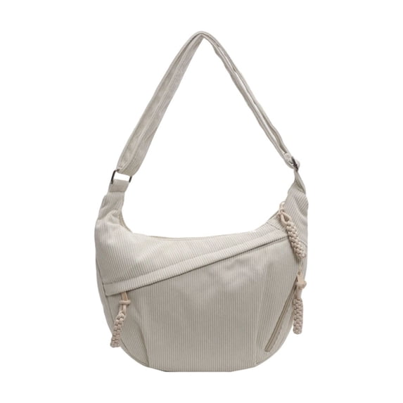 Women's Corduroy Crossbody Bag with Large Capacity, Versatile Storage for Work, Casual, and Daily Use