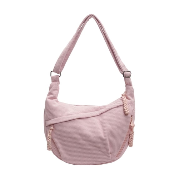 Women's Corduroy Crossbody Bag with Large Capacity, Versatile Storage for Work, Casual, and Daily Use
