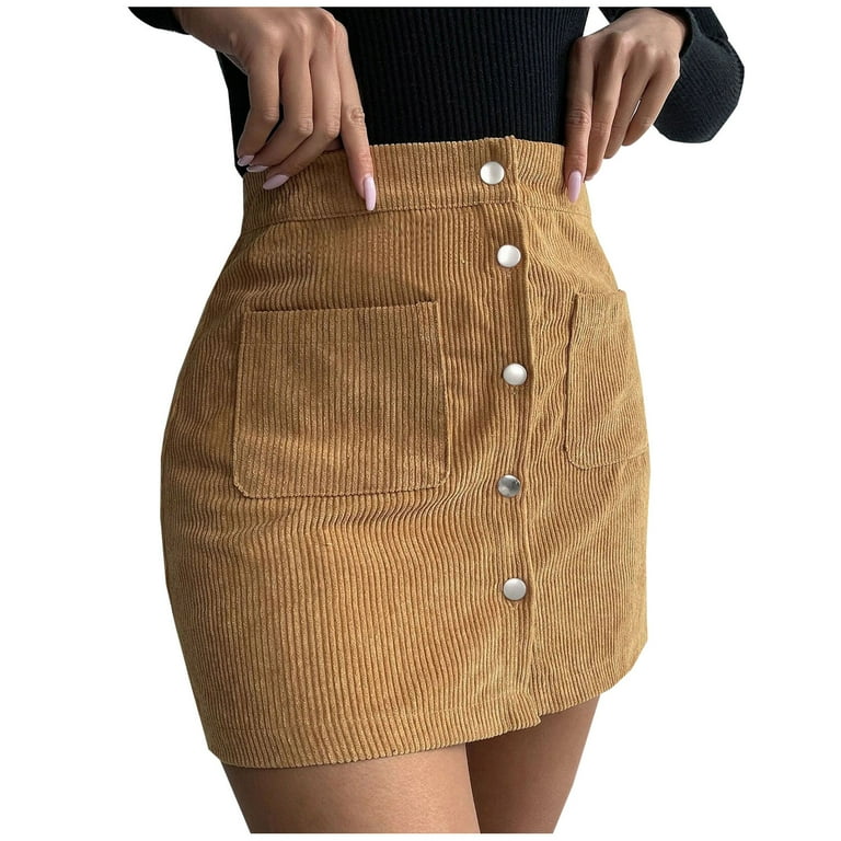 Womens fall mini skirts hot sale