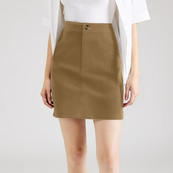Women's Corduroy Mini Skirt High Waist Slim Fit Autumn Winter Short Corduroy Skirt Denim Skirts for Women Knee Length Ballet Skirts Double Slit Skirt Men's Skirt Silk Skirt Crib Skirt Boy Trailer