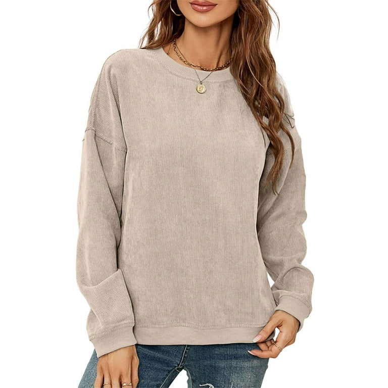 Full sleeve solid women's sweatshirt best sale