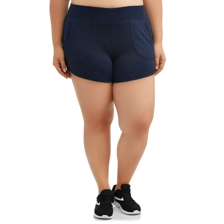 Womens plus deals size gym shorts